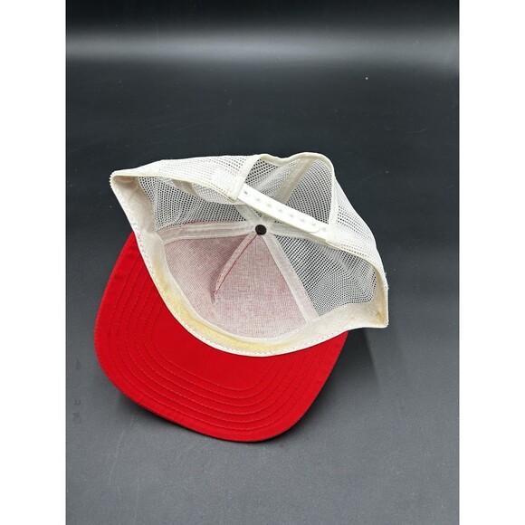 VTG Bad Day of Fishing VS Good Day at Work SnapBack Mesh Trucker Hat Cap USA - Picture 3 of 4